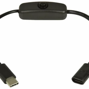 Cabo de Extensão Usb Tipo C com Botão On/Off