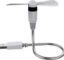 Realpower Mini Ventilador Usb Branco Usb-A Flexív.