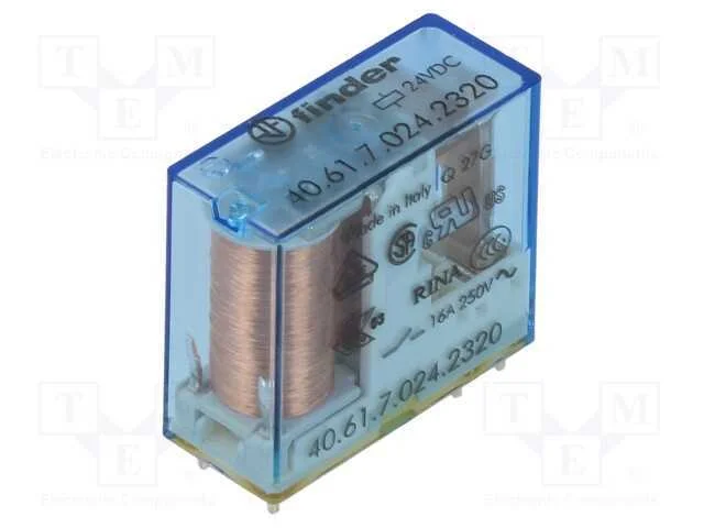 Relé: Eletromagnético, Miniatura