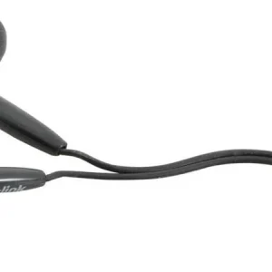 Auscultadores Stereo Intra-Auriculares, Preto, Ec.