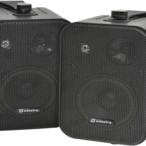 Adastra 952.887uk Altifalante 3-Way Preto com Fio.