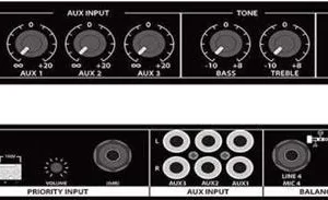 Adastra Ml432 7 Canais 50 - 35000 Hz Preto
