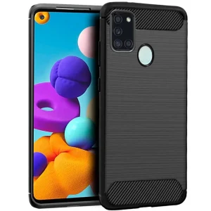 Capa Samsung A217 Galaxy A21s Carbón Preto