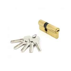 Cilindro Seguranca 30x40 Latao Cromado Mate