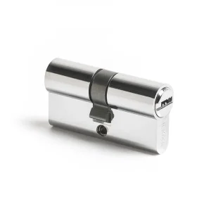 Cilindro Normal 27x27 Latao Cromado com Botao