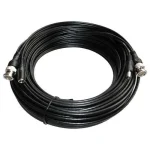 Cabo Coaxial Combinado Rg59 + Dc Conector Bnc 40m
