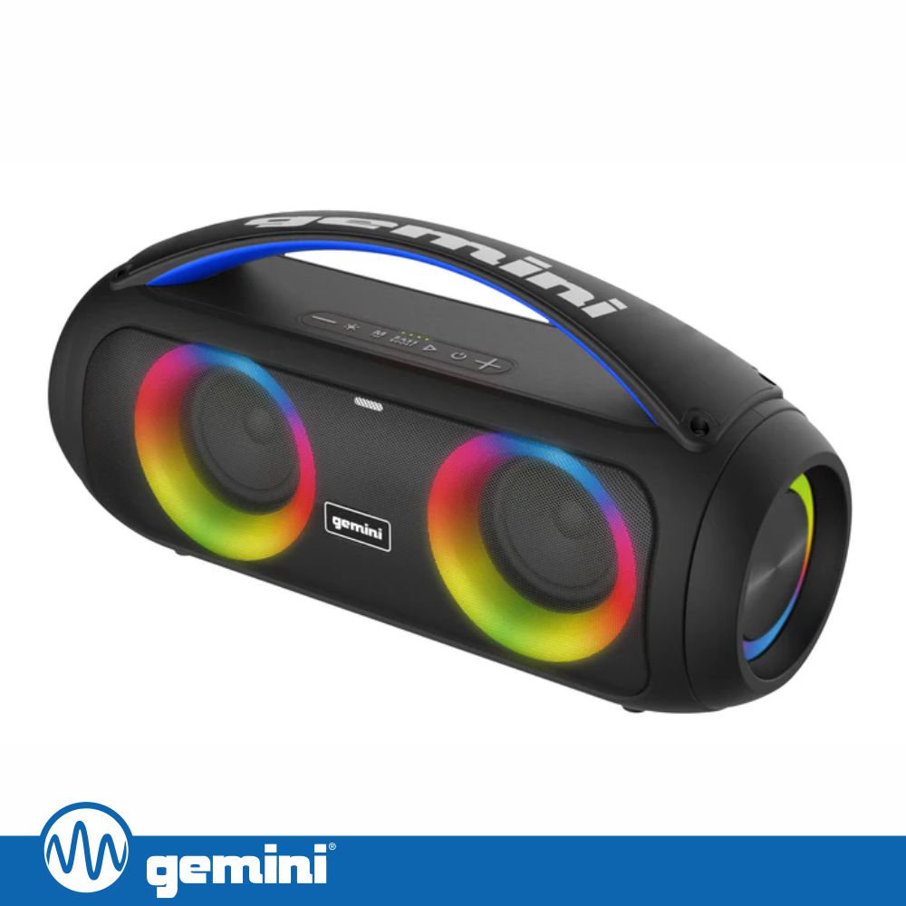GGO-230L Coluna bluetooth 50w BT/USB/SD/FM/AUX/TWS IPX5 GEMINI