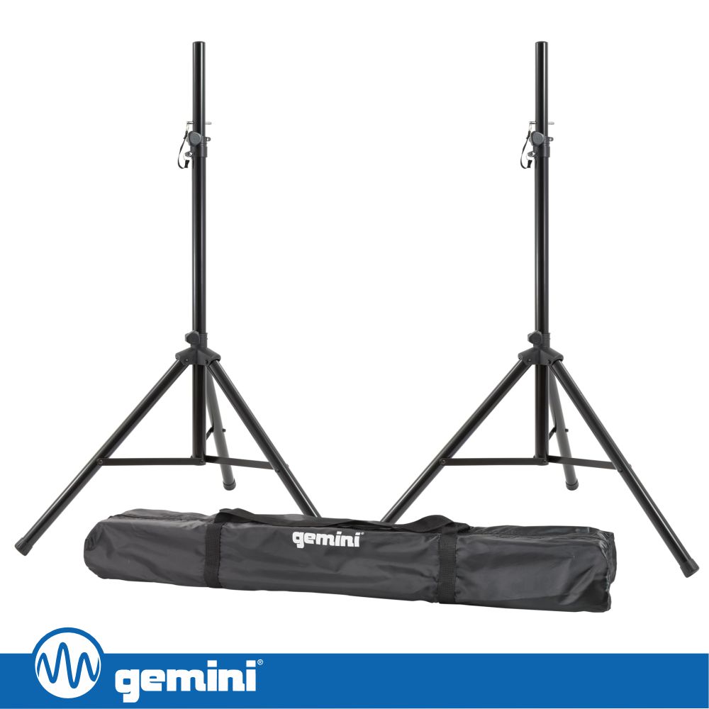 Conjunto 2 Suportes P/ Colunas até 90kg C/ Bolsa GEMINI