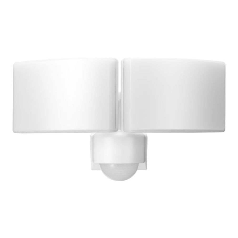 Foco Led Duplo P/ Jardim 2x20w 2x1600lm 4000k C/ Sensor PIR