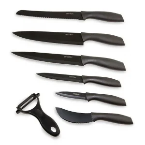 Conjunto de 7 Facas Titanium Cecotec