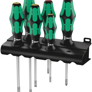 Conjunto de Chaves de Fenda Wera 334/6 Kraftform P