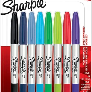 Marcadores de Ponta Dupla Sharpie 1 X 8 Cores