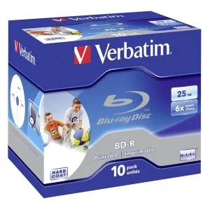 1x10 Verbatim Bd-R Blu-Ray 25 Gb 6x Velocidade, Pr