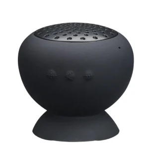Mini Coluna + Ventosa Bluetooth Preto