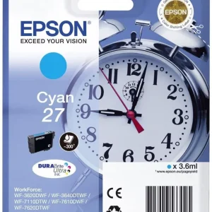 Tinteiro Original Epson Series 27 Ciano 3.6ml
