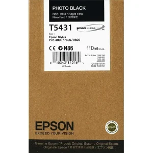 Epson Tinteiro          Foto Preta T 543 110 Ml T.