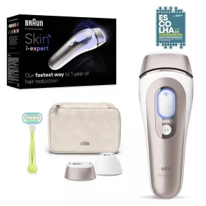 Depiladora Luz Pulsada Braun Silk I-Expert Pl7147.