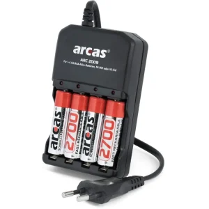 Carregador de Bateria 1-4 AAA / AA Ni-Mh