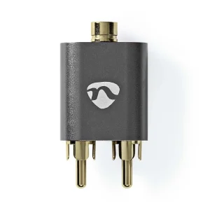 Adaptador de Áudio Stereo 2x Rca Macho 3.