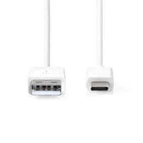 Nedis Ccgb60600wt10 Cabo Usb 1 M Usb 2.0 Usb a Us.