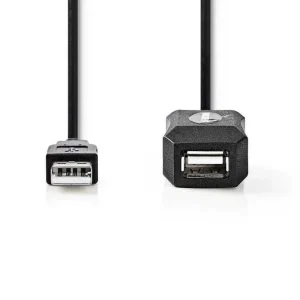 Nedis Ccgl60extbk200 Cabo Usb 20 M Usb 2.0 Usb a .