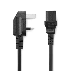 Cabo de Alimentação Macho Iec-320-C1 do Reino Uni.