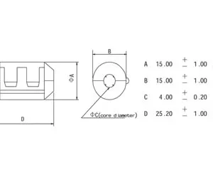 Filtro P/ Cabo 4.0mm