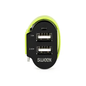 Cargador de Coche 3-Salidas 6 a 2 X Usb / Micro U.