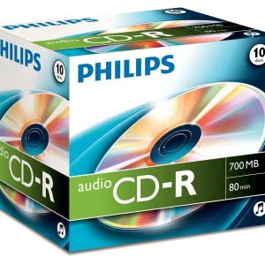 1x10 Philips Cd-R 80 Min Audio Jc