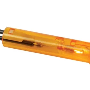 Avisador C/ Fios 12vdc (7mm) Laranja