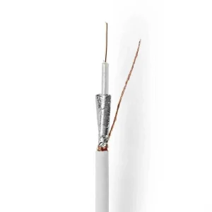 Nedis Csbr4030wt1000 Cabo Coaxial Rg-59/U 100 M B.
