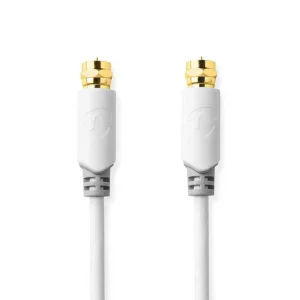 Nedis Csbw41000wt30 Cabo Coaxial 3 M Tipo F Branco