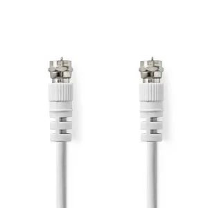 Nedis Csgl41000wt10 Cabo Coaxial 1 M Tipo F Branco