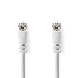 Cabo de Satélite e Antena F Macho F Macho Níquel