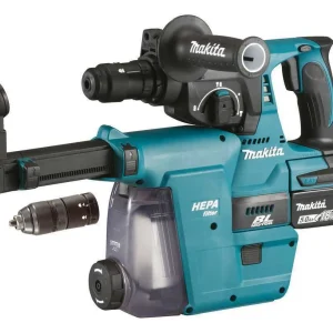 Makita Dhr243rtjw, Sds Plus, Preto, Azul, 2,4 Cm,.
