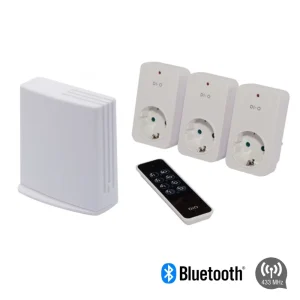 Kit Starter com 3 Tomadas On/Off + Controle Remoto