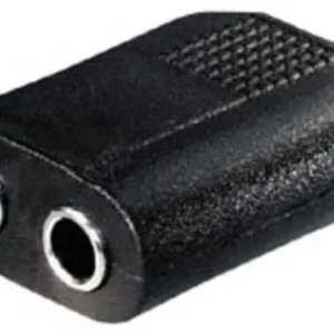 Adaptador 3,5st M - 2x6,3st H