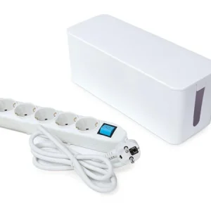 Extensão 5 Tomadas C/ Organizador de Cabos e Terra