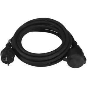 Cabo de Extensão em Borracha - 5 M - 3g1.5 - Toma.