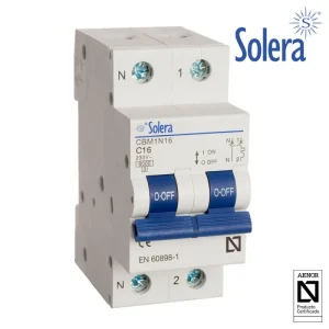 Magnetotérmico Solera 1polo+ Neutro 16a