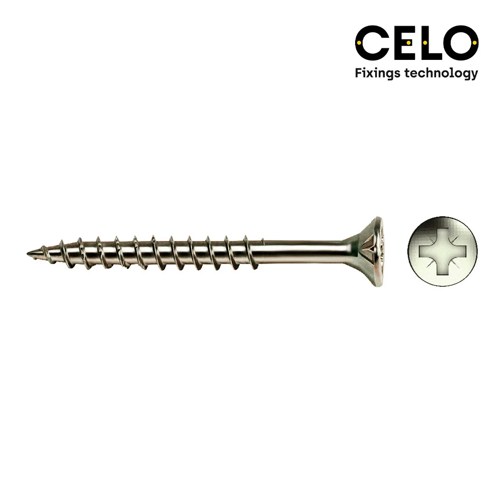 Caixa 100 Unidades Parafusos para Madeira - 5x90