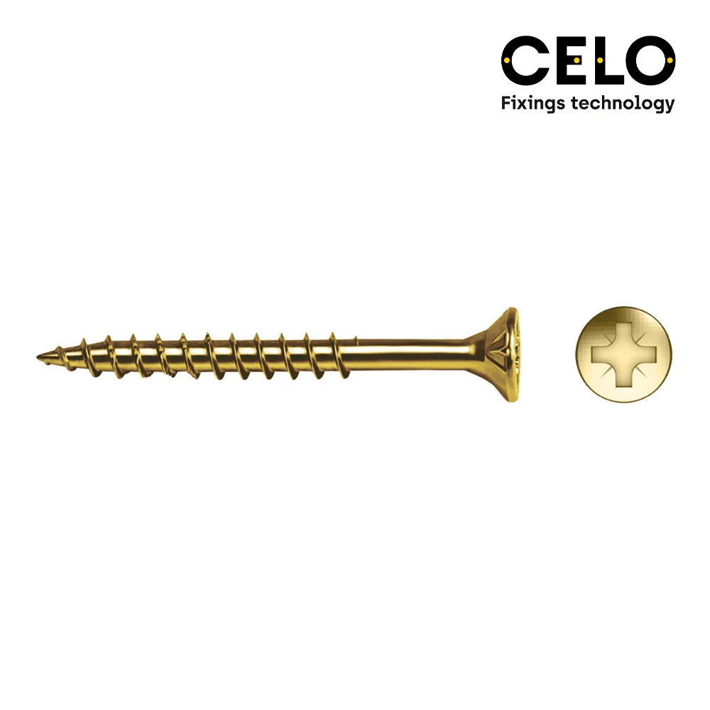 Caixa 100 Unidades Parafusos para Madeira - 6x70