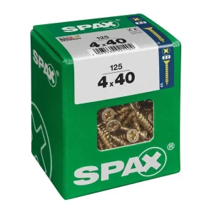 Spax 4081020400407 Parafuso/Porca 40 Mm 125 Unida.