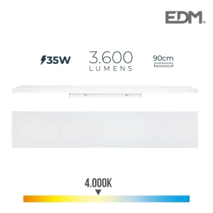 Armadura LED 35w 90cm 4000k Luz Dia 3600lm Edm