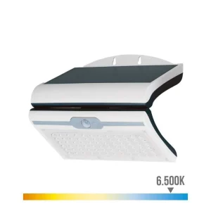 Aplique Solar 6w 430lm 6.500k com Sensor Cor Bran.