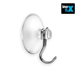 Cabide com Ventosa 35mm Cromado (Blister 4 Unid)