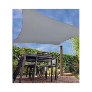 Toldo Vela Quadrado - Cinzento Claro 5x5mts
