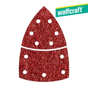 Pack 10 Lixas Adesivas, Corindon Grao 80 Perfurada