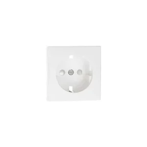 Centro Schuko Com Obturador Branco