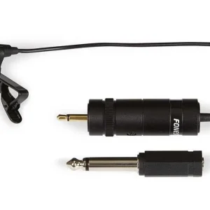 Microfone de Condensador e Adaptador de Entrada de